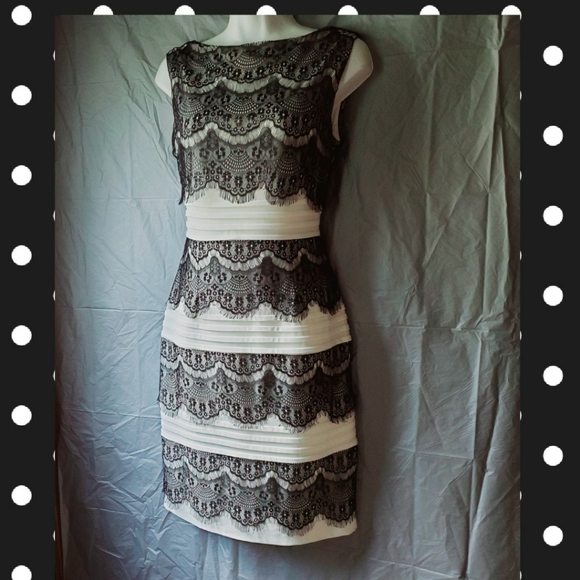 CB Established 1962 Lace Tiered Sheath Dress - Picture 2 of 7